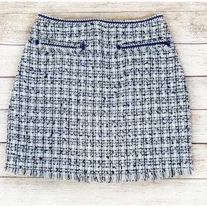 New without Tags! H&M blue/black/white Tweed Skirt